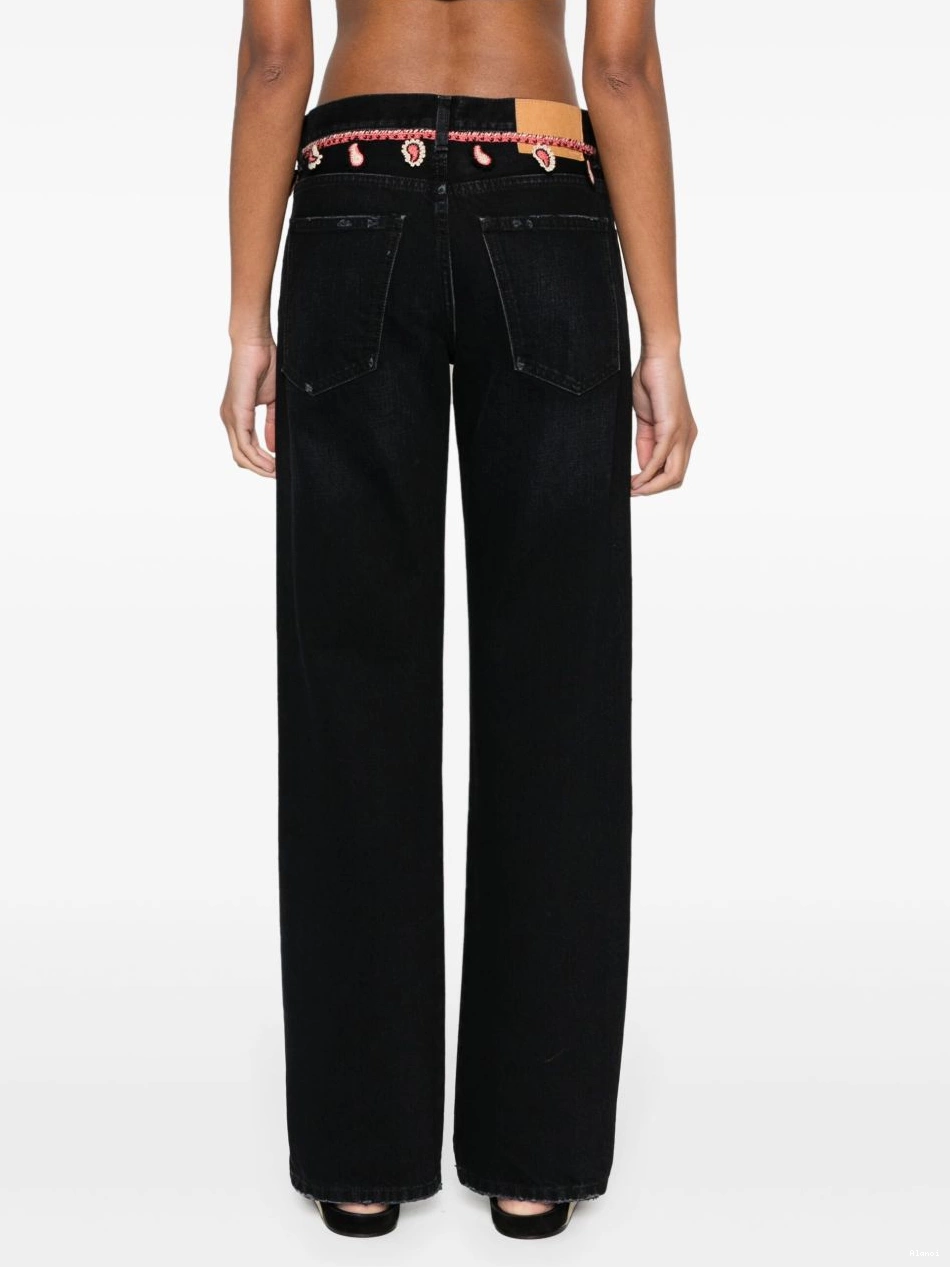 Affordable Alanui Inner straight-leg Energy jeans Women 0803